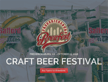 Tablet Screenshot of fredbrewfest.com